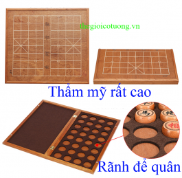 Bàn cờ gỗ đàn hương đỏ loại gấp khổ lớn